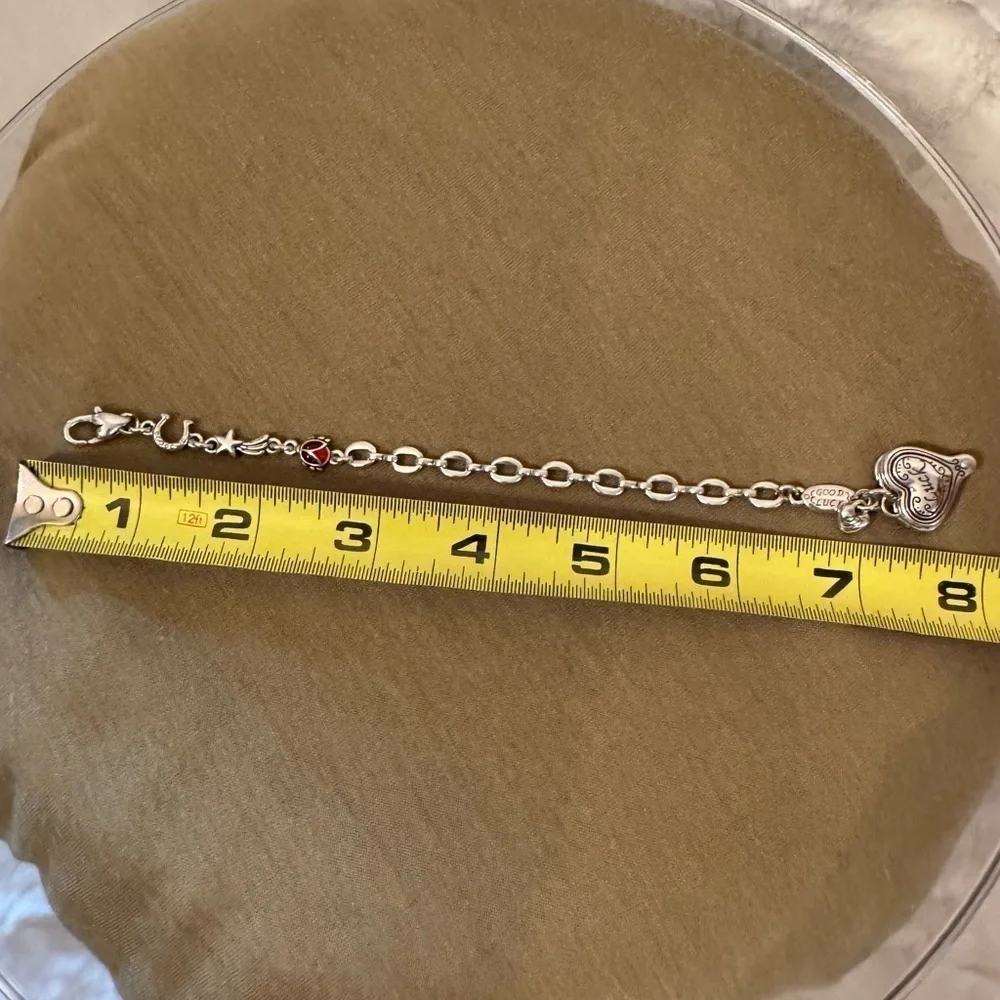BRIGHTON Lucky Clover Bracelet Ladybug Horse Shoe Shooting Star Good Luck New - Picture 5 of 17